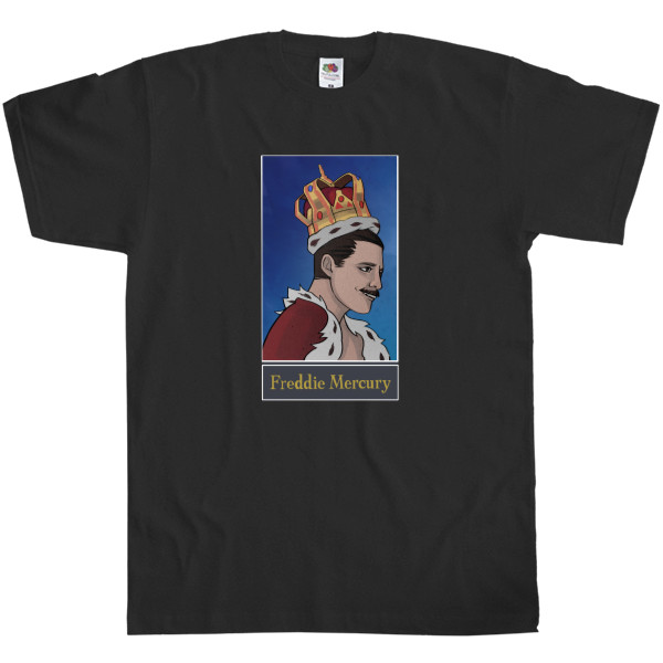 Kids' T-Shirt Fruit of the loom - Freddie Mercury. Фредди Меркьюри. Queen - Mfest