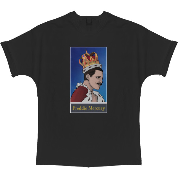 T-shirt Oversize - Freddie Mercury. Фредди Меркьюри. Queen - Mfest