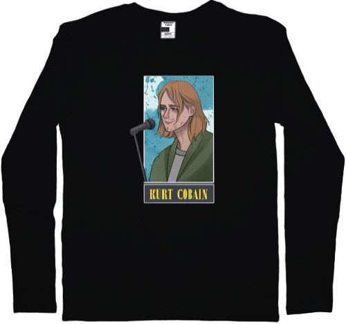 Kids' Longsleeve Shirt - Kurt Cobain - Mfest