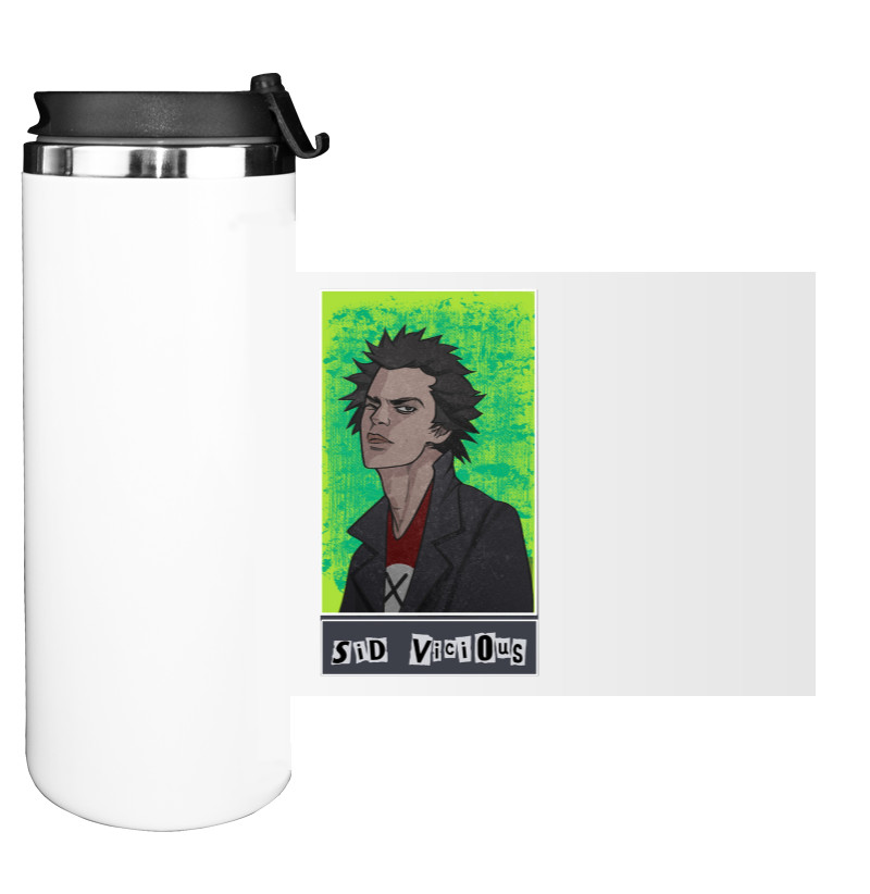 Water Bottle on Tumbler - Sid Vicious - Mfest