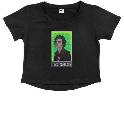 Kids' Premium Cropped T-Shirt - Sid Vicious - Mfest