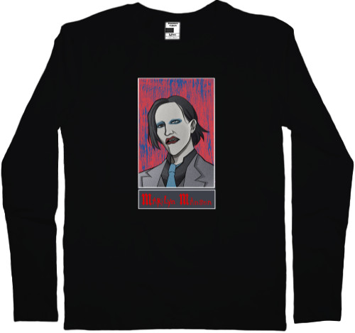 Kids' Longsleeve Shirt - Marilyn Manson. - Mfest