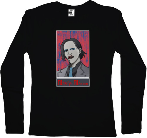 Women's Longsleeve Shirt - Marilyn Manson. - Mfest