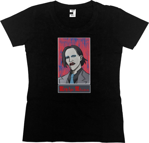 Women's Premium T-Shirt - Marilyn Manson. - Mfest