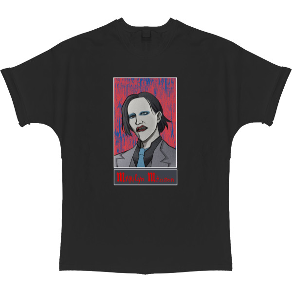 T-shirt Oversize - Marilyn Manson. - Mfest