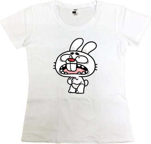 Women's Premium T-Shirt - BUNNY - Mfest