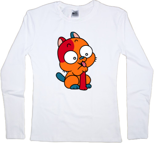 Women's Longsleeve Shirt - KUTE KITTY #2 - Mfest