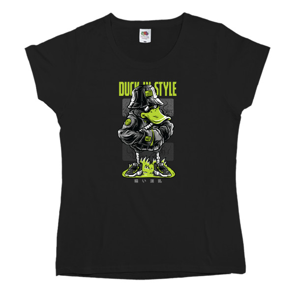 Women's T-shirt Fruit of the loom - Duck in Style - Mfest