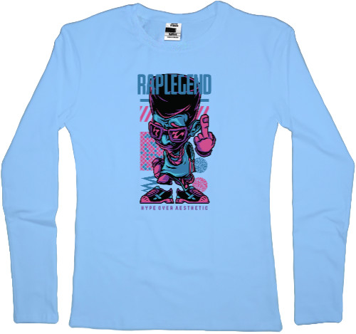 Women's Longsleeve Shirt - Rap Legend - Mfest