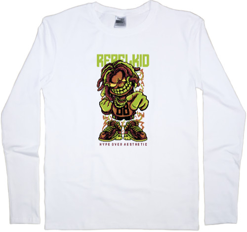 Men's Longsleeve Shirt - Rebel Kid - Mfest