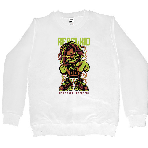 Women's Premium Sweatshirt - Rebel Kid - Mfest