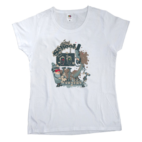 Women's T-shirt Fruit of the loom - BARBER - Mfest