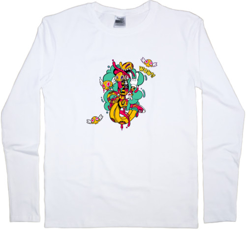 Kids' Longsleeve Shirt - Doodles - Mfest