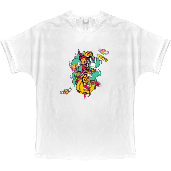 T-shirt Oversize - Doodles - Mfest