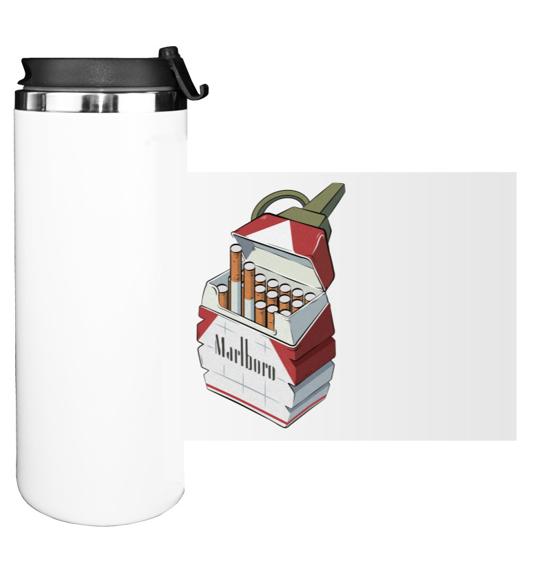 Water Bottle on Tumbler - Marlboro - Mfest