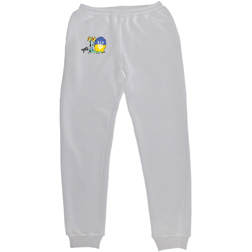 Women's Sweatpants - Gary the Snail supports Ukraine - Mfest