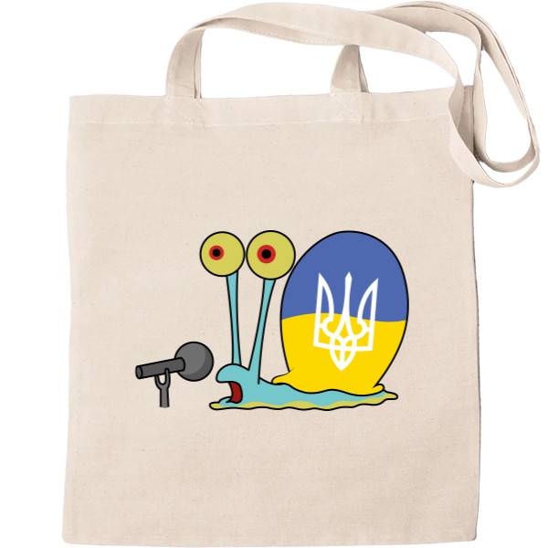 Tote Bag - Gary the Snail supports Ukraine - Mfest