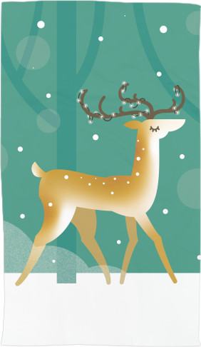 Towel 3D - New Year DEER - Mfest