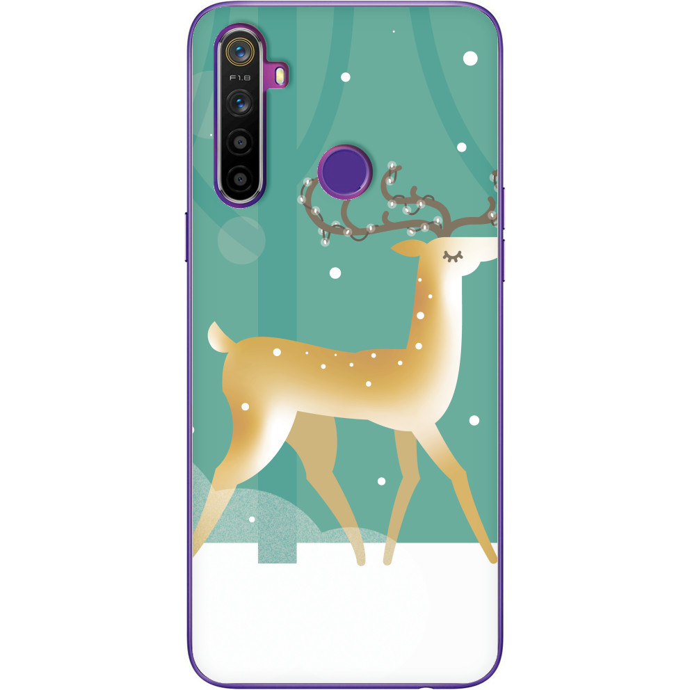 Чехол Realme - New Year DEER - Mfest