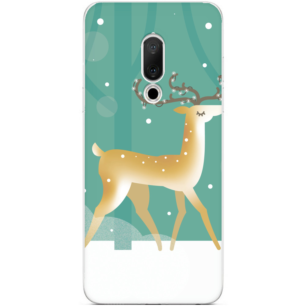 Чехол Meizu - New Year DEER - Mfest