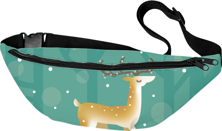 Fanny Pack 3D - New Year DEER - Mfest