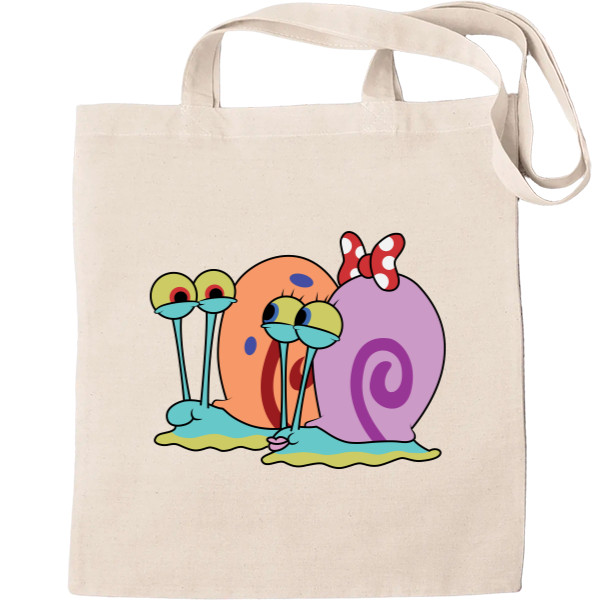 Tote Bag - Gary the snail family couple - Mfest