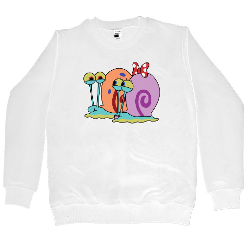 Women's Premium Sweatshirt - Gary the snail family couple - Mfest