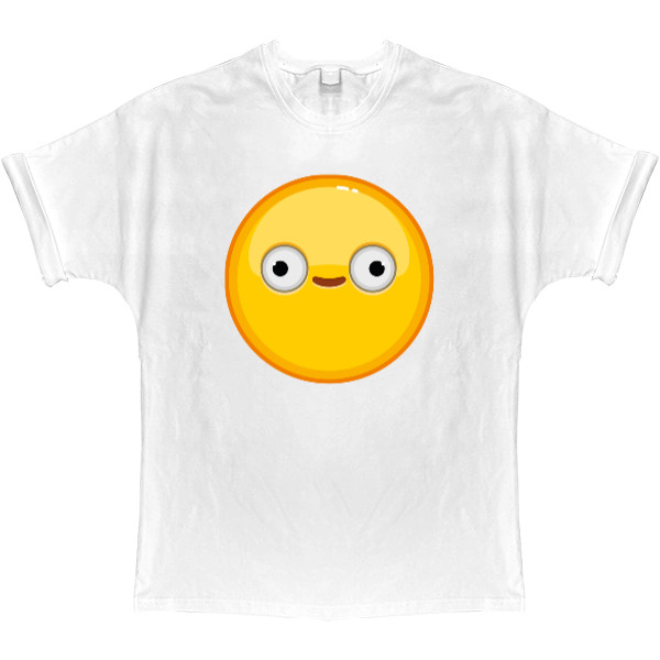 T-shirt Oversize - Smile emoji - Mfest