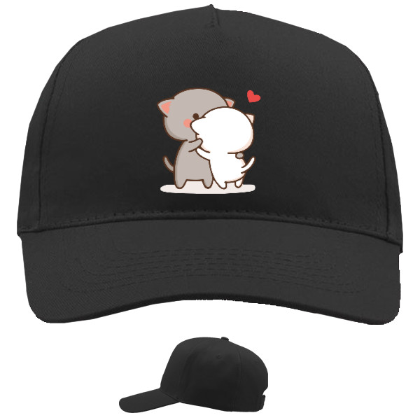 Baseball Caps - 5 panel - Cats kissing - Mfest