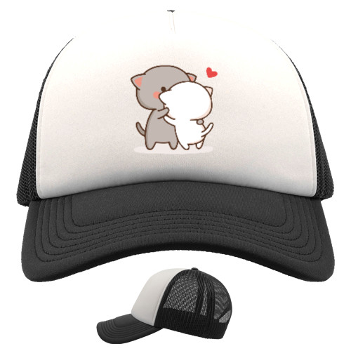 Trucker Cap - Cats kissing - Mfest