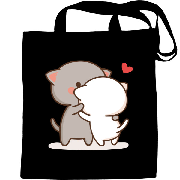 Tote Bag - Cats kissing - Mfest