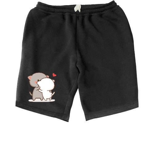 Men's Shorts - Cats kissing - Mfest