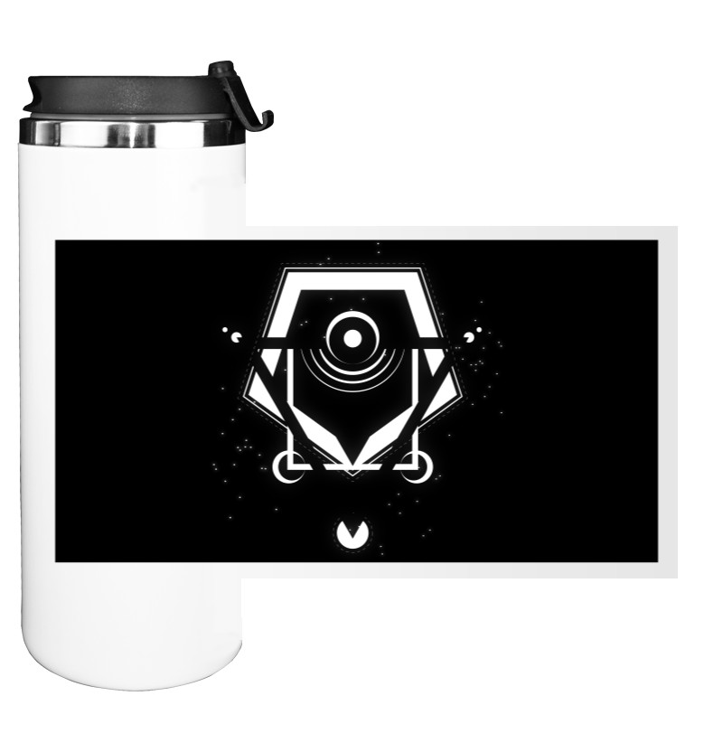 Water Bottle on Tumbler - Space signals - Mfest