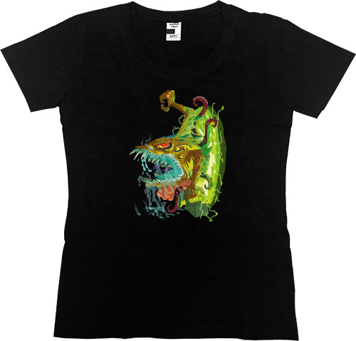 Women's Premium T-Shirt - Monster Mayhem (Рик и Морти) - Mfest