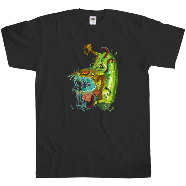 Kids' T-Shirt Fruit of the loom - Monster Mayhem (Рик и Морти) - Mfest