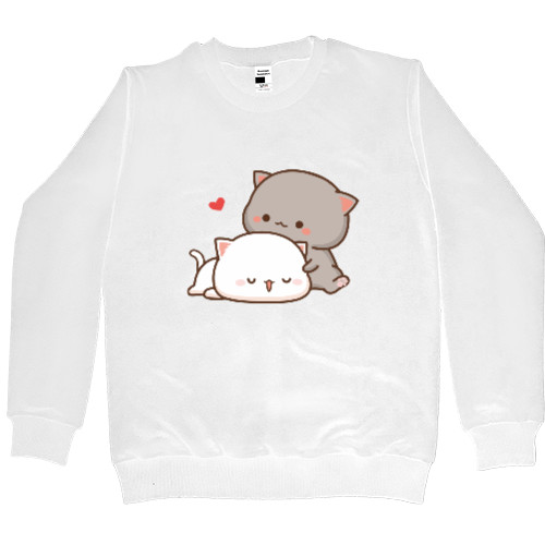 Men’s Premium Sweatshirt - Cats in love 2 - Mfest