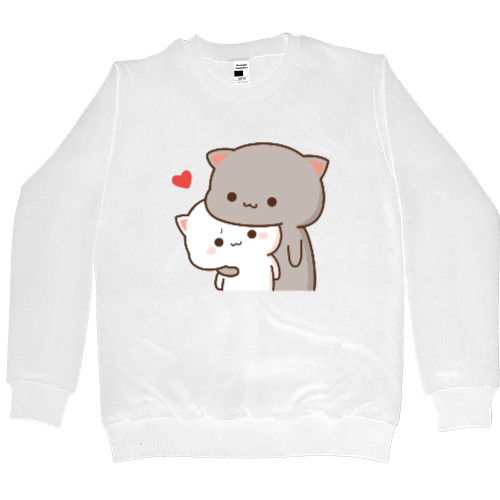 Men’s Premium Sweatshirt - Cats in love 1 - Mfest