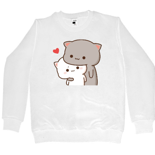 Women's Premium Sweatshirt - Cats in love 1 - Mfest