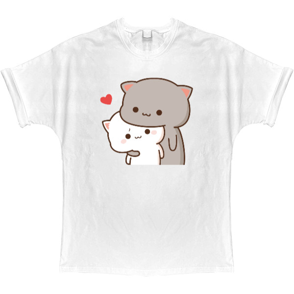 T-shirt Oversize - Cats in love 1 - Mfest