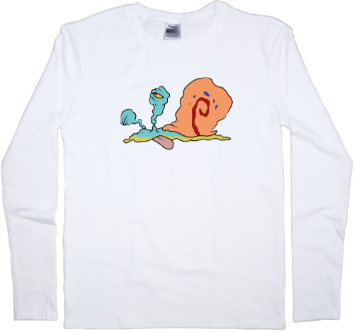 Kids' Longsleeve Shirt - GARY THE SNAIL (TIRED) / УЛИТКА ГЭРИ (УСТАЛ) - Mfest