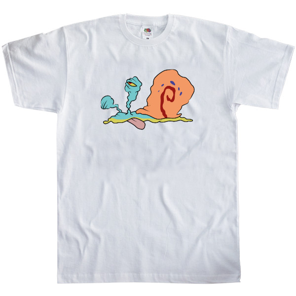 Kids' T-Shirt Fruit of the loom - GARY THE SNAIL (TIRED) / УЛИТКА ГЭРИ (УСТАЛ) - Mfest