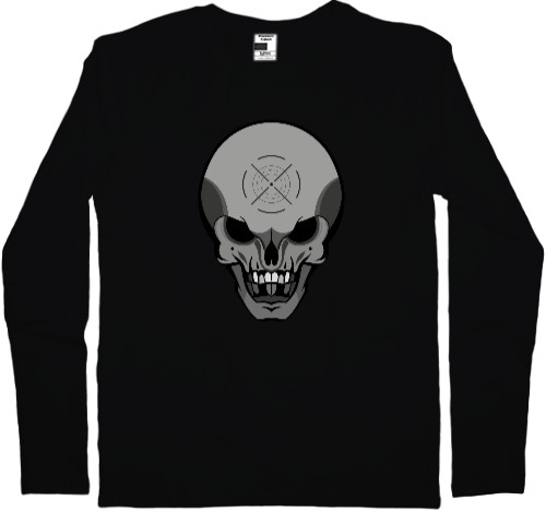 Men's Longsleeve Shirt - Skull / Череп - Mfest