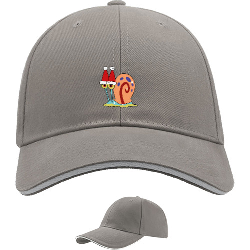 Sandwich Baseball Cap - GARY THE SNAIL (NEW YEAR) / УЛИТКА ГЭРИ (НОВЫЙ ГОД) - Mfest