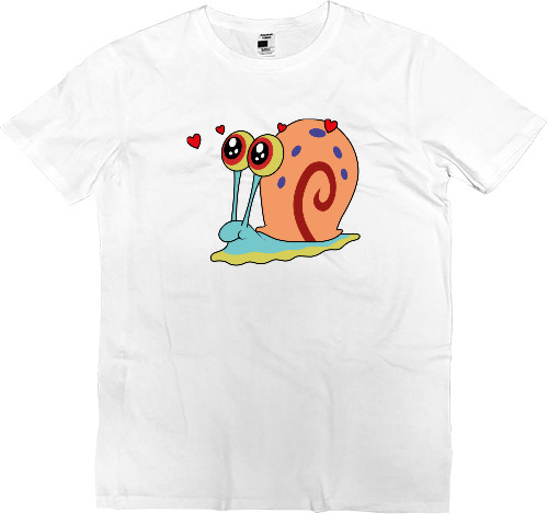 Kids' Premium T-Shirt - GARY THE SNAIL (IN LOVE) / УЛИТКА ГЭРИ (ВЛЮБЛЕНА) - Mfest