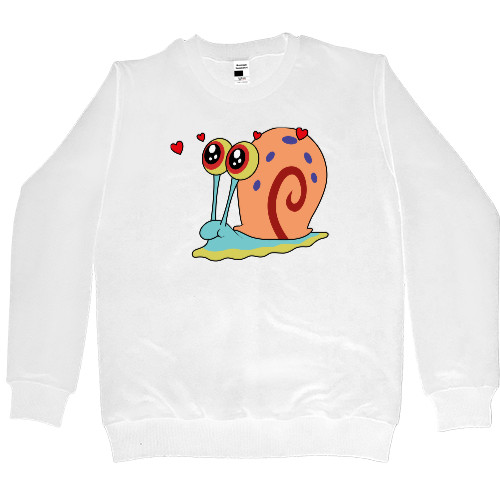 Kids' Premium Sweatshirt - GARY THE SNAIL (IN LOVE) / УЛИТКА ГЭРИ (ВЛЮБЛЕНА) - Mfest