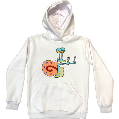 Unisex Hoodie - GARY THE SNAIL (READY TO EAT) / УЛИТКА ГЭРИ (ХОЧЕТ КУШАТЬ) - Mfest