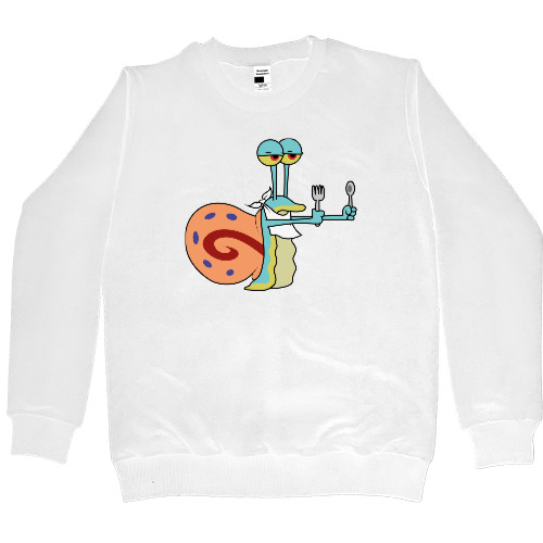 Kids' Premium Sweatshirt - GARY THE SNAIL (READY TO EAT) / УЛИТКА ГЭРИ (ХОЧЕТ КУШАТЬ) - Mfest