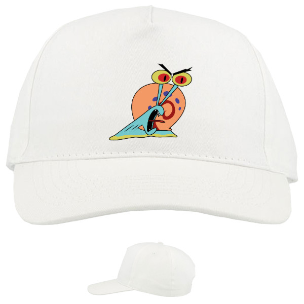 Baseball Caps - 5 panel - GARY THE SNAIL (SCREAM) / УЛИТКА ГЭРИ (КРИЧИТ) - Mfest