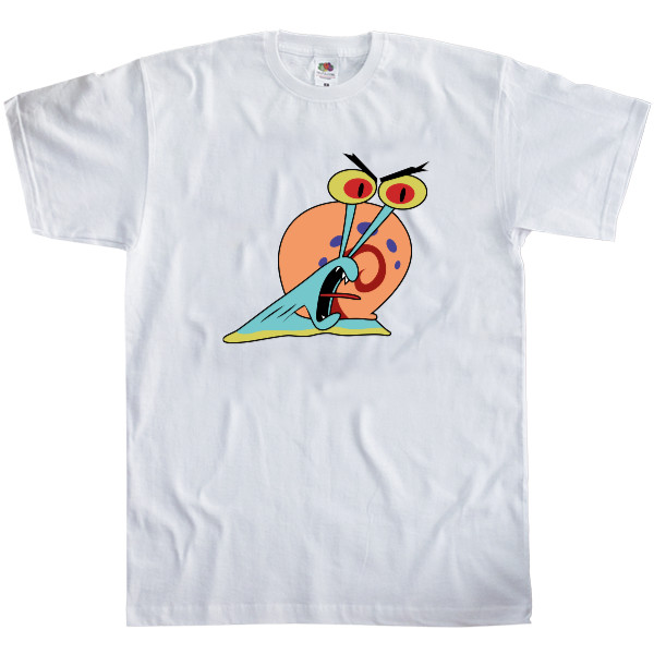 Kids' T-Shirt Fruit of the loom - GARY THE SNAIL (SCREAM) / УЛИТКА ГЭРИ (КРИЧИТ) - Mfest