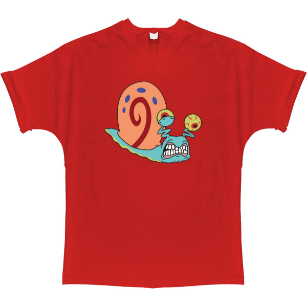 T-shirt Oversize - GARY THE SNAIL (ANGRY) / УЛИТКА ГЭРИ (ЗЛАЯ) - Mfest